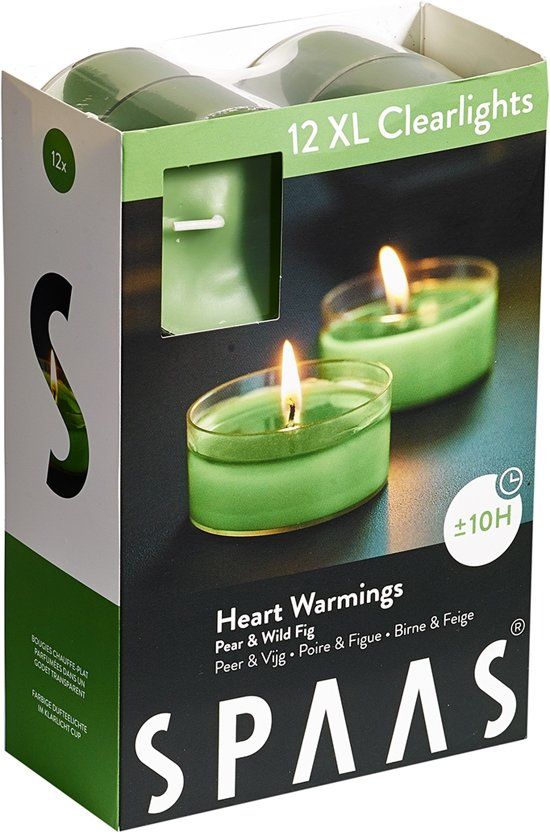 Spaas 12 XL Clearlights Heart Warmings - Groen