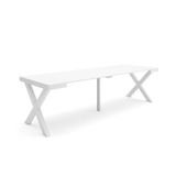 Skraut Home Uittrekbare Consoletafel Eettafel 260cm Wit