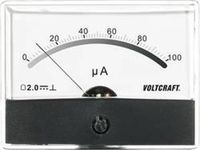VOLTCRAFT AM-86X65/100µA Inbouwmeter AM-86X65/100µA/DC Draaispoel