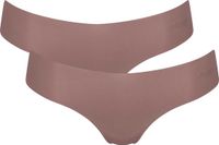 Sloggi String Zero Microfiber Hipstring 2.0 Set van 2 Cacao XS