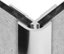 Schulte Profil extérieur d'angle Chrome - 210 cm