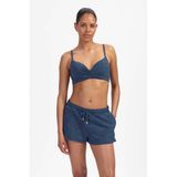 Beachlife strandshort broderie anglaise donkerblauw