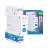 Nous Intelligente DIN-schakelaar 20 A met Tasmota (ESP32), energiebewaking, compatibel met MQTT, Home Assistant, mat, spraakbesturing met Alexa, Google Assistant