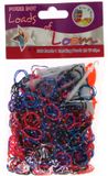 Loombands polka dot set - 600 stuks elastiques colorés jouet créatif.