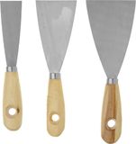 Merkloos / Sans marque Koopman International 3x Plamuur messen 3, 5 en 7,5 cm