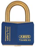ABUS T84MB hangslot met 2 sleutels Blauw