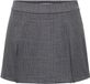 Only Broek Onlelly-noon Hw Pleat Check Skort T 15383038 Dark Grey Melange/black Dames Maat - W40
