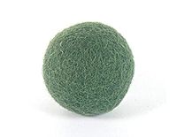 Wolvilt militaire groene bal diameter 25 mm. 30u.