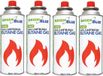 GreenBlue - Bouteilles de gaz 4 pièces - Cartouche de gaz de 227 g. Certificat : Pi 0875, conforme à la norme EN417, butane, plage d'utilisation -10 °C à +40 °C, GB227