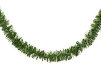 Decoris guirlande lametta XL 10x270cm en plastique, couleur vert