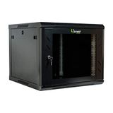 Rekkast 19" 9U wandkast 600x600x501mm, tot 80kg zwart