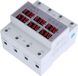 Shenzhen Haorui Industrial Technology Co., Ltd. Voltmètre ampèremètre sur rail DIN triphasé - Protection réglable contre les surtensions et les sous-tensions (40A) - AC 390-500V - Blanc