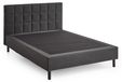Boxspring Nikola, anthracite, 120x200 cm, sans matelas