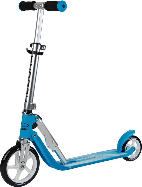 Hudora Little BigWheel Scooter voor kinderen, stadsfiets met verstelbare stuurhoogte van 68 tot 74 cm Lenkerhöhe 68 bis 74cm hemelsblauw