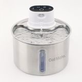 Cat Mate fontaine à boire sans fil en acier inoxydable de 2,2 litres pour chats