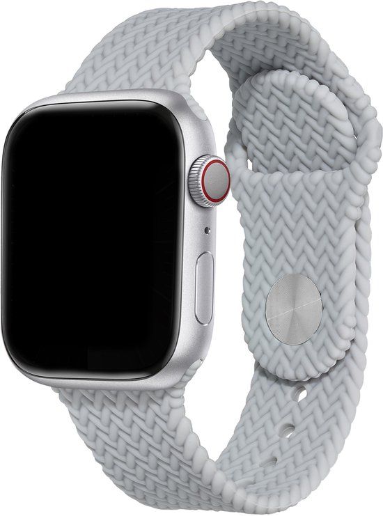 imoshion Siliconen geweven bandje voor de Apple Watch | 38/40/41/42 mm - Grijs