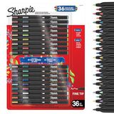 Sharpie Creative Marker acrylverf pennen | Water-based verfmarkers | Niet-doorlopende inkt schrijft op de meeste oppervlakken | Fijne punt | Knutsel- en kunstbenodigdheden | Warme tinten | 36 stuks