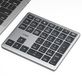 Bloc de numéros sans fil - Bluetooth 5.0 et 2.4g - Rechargeable 280 mAh - Pour ordinateur portable, Windows, Mac et tablette