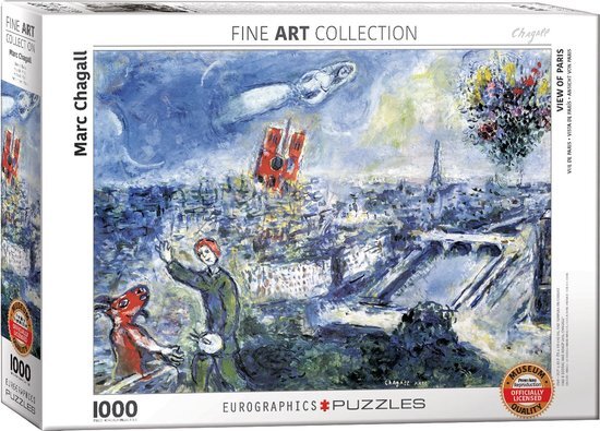 Eurographics Le Bouquet de Paris - Marc Chagall Puzzel (1000 stilkes)