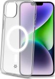 Celly Gelskin Siliconen hoesje met Magsafe - Geschikt voor Apple iPhone 14 Plus - TPU Back cover - Transparant