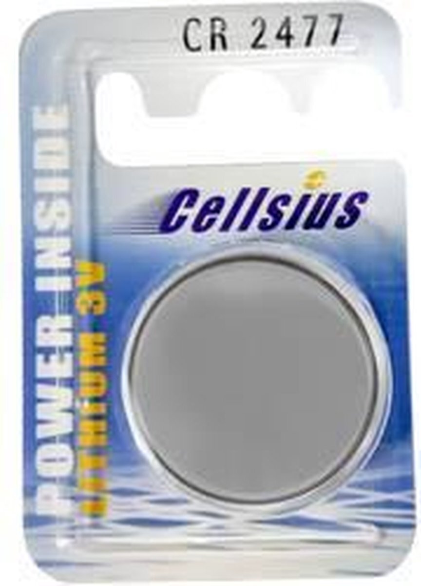 CELLSIUS BATTERIE Cellsius batterij 213613 CR2477 knoopcel CR 2477 lithium 1000 mAh 3 V 1 st