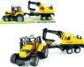 Tracteur avec excavatrice