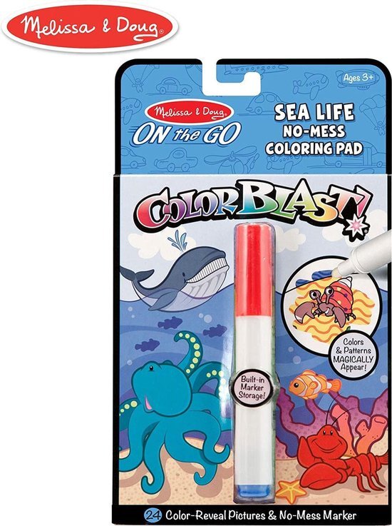 MELISSA & DOUG - On The Go Colour Blast Sea Life - Marker