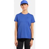 Odlo Essential Hardloopshirt Dames-blauw, Maat L