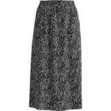 s.Oliver Jupe midi en viscose avec poches fendues et cordon de serrage femme