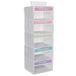 Three Sweet Peas Co 5-Plank Wekelijkse Kleding Organizer voor Kinderen (33") Weekdag I Schooldag van de Week Maandag tot en met Vrijdag Organizer, Wit