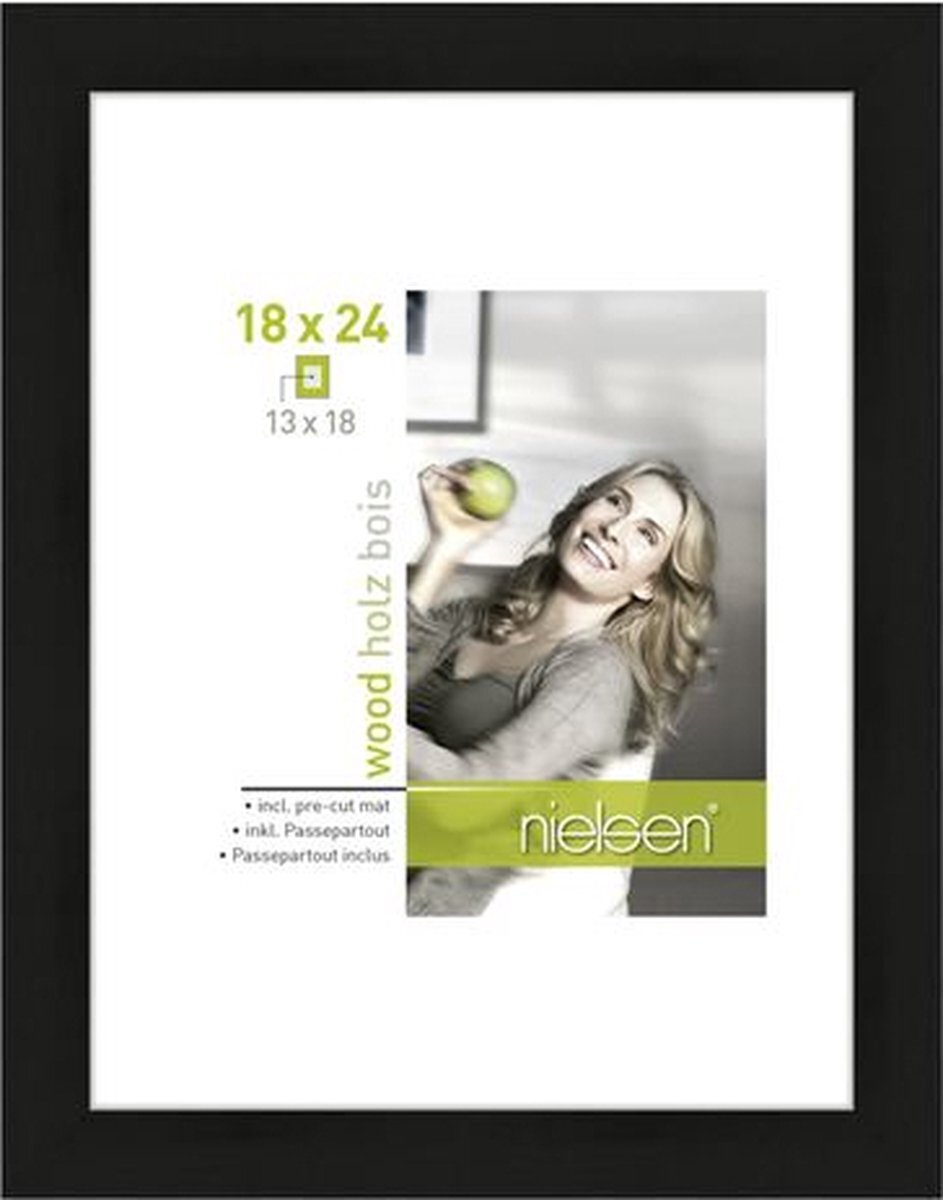 Nielsen Apollo zwart 18x24 hout 8988041