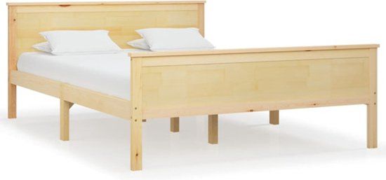VidaXL Bedframe massief grenenhout 120x200 cm