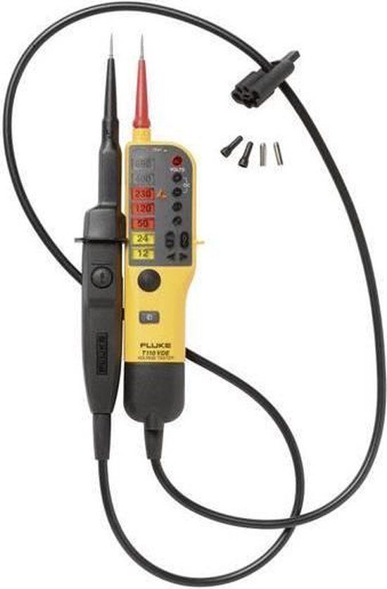 Fluke T150 Tweepolige spannings- en doorbeltester met LCD scherm - Ohm-meting - AC/DC 690V