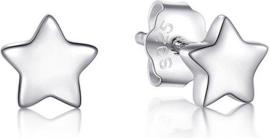 Cilla Jewels Cilla Silver dames oorknoppen 925 Zilver Stars