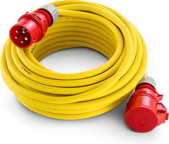 TROTEC Verlengsnoer / Professionele verlengkabel 20 m / 400 V / 2,5 mm² (CEE 16 A)