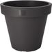 Pro Garden Bloempot - antraciet - rond - D50 cm - kunststof