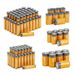 Amazon Basics Super voordeelverpakking met 108 stuks alkalinebatterijen - 48 AA + 36 AAA + 8 C + 8 D + 8 9 volt