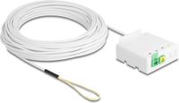 Delock Optical Fiber Connection Box 2 x SC/APC Simplex with drop cable set 20 m