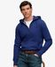 Superdry Homme Sweat à Capuche Zippé Essential SD Co Logo Blue Taille: Xxxl