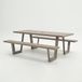 VITA Massa rechthoekige picknicktafel taupe