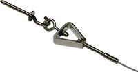 GARDINIA Accessoire voor gordijnkabels Sidney, chroom, 5 m