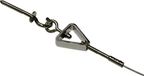 GARDINIA Accessoire voor gordijnkabels Sidney, chroom, 5 m
