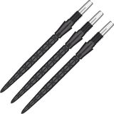 Target Darts Swiss Storm Diamond Punten 30MM Goud-Zwart - 3 Stuks Roestvrij Staal Dartpunten met Laser Geëtste Diamantgrip en Swiss Point Technologie voor Verwisselbare Tips