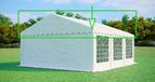 Tente de réception toit de remplacement 5x6 m – PVC 500 g/m², hauteur latérale 2 m, sans cadre - Blanc