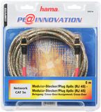 Hama GoldLine netwerkkabel 5m Cross-Over Cat5