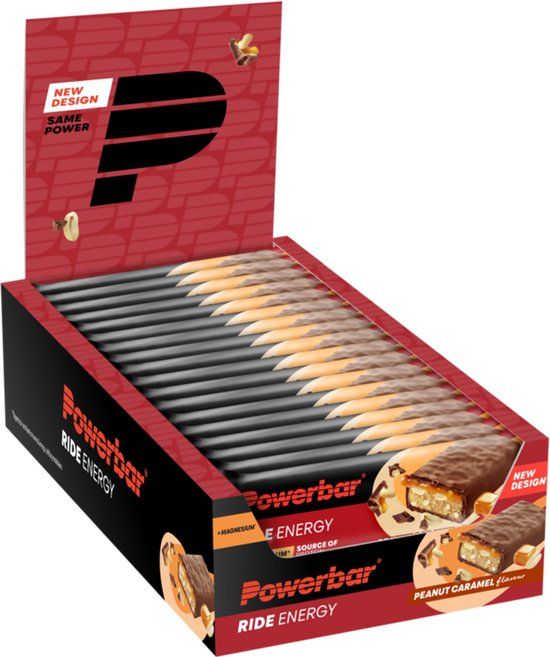 Powerbar Ride Energy Bar | Peanut Caramel - 18x55 g