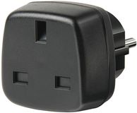 Brennenstuhl Travel Adapter GB/earthed - Black