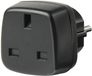 Brennenstuhl Travel Adapter GB/earthed - Black