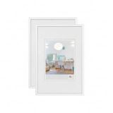 walther design New Lifestyle KV430WD Fotolijst wit, 24 x 30 cm, 2-delige set, kunststof
