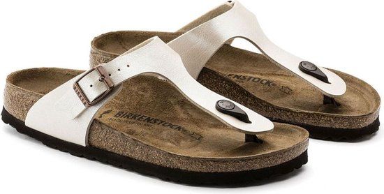 Birkenstock Gizeh Dames Slippers - White - 4040714894232